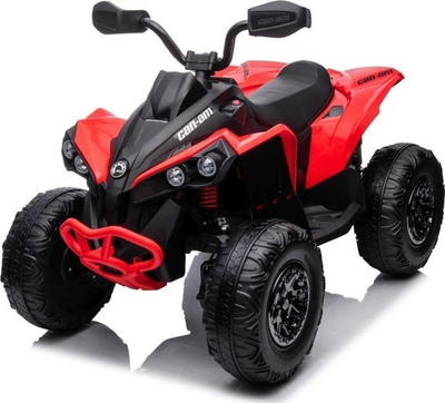 Quad elektrik për kalamoj CAN-AM Renegade, me telekomandë 2.4G, me drita LED, i kuq