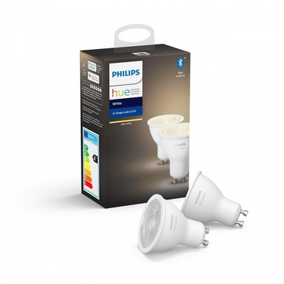 Poç Philips  Hue Ambiance GU10, LED, 5.5W, 2 copa