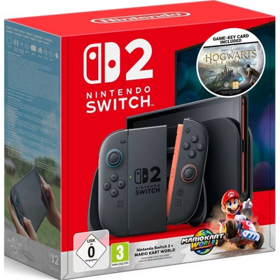 Konsolë lojërash Nintendo Switch 2, me Mario, me Hogwarts Legacy