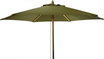 Çadër kopshti ProGarden, 250 cm, dru plepi, jeshile