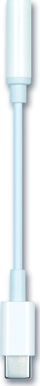Adapter audio 2GO, 3.5mm në USB Type C, i bardhë