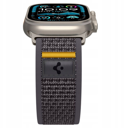 Rrip ore Spigen Athlex Air për Apple Watch Ultra Series 10 9 8 7, 49 46mm, i zi