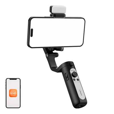 Stabilizues smartphone Hohem iSteady XE Kit, 3 akse, me dritë LED, i zi