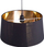 Lampë varëse Kallar Pendant Lamp, abazhuri me stof, e zezë