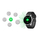 Smartwatch G.Rossi SW010-13, ekran i rrumbullakët, rrip silikoni, i zi