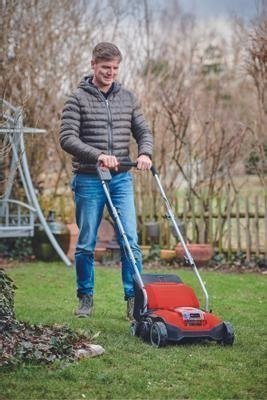 Skarifikues bari Einhell GC-SC 18/28 Li, pa kabllo, 18V, 280mm, pa bateri, i kuq