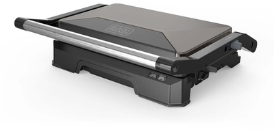 Grill elektrik Black+Decker BXGR1001E, 1000W, pllaka jo ngjitëse, i zi