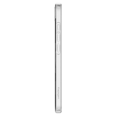 Заштитна маска Spigen Liquid Crystal MagSafe, за iPhone 16e, проѕирна, бела