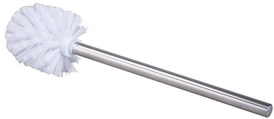 Furçë tualeti Thema_lux BPO-0359, metal plastike, e bardhë me krom