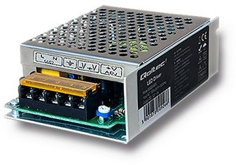 Furnizim me rrymë LED Qoltec 50925, 25W, 12V 2A, gri