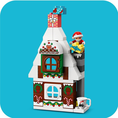 Set LEGO® DUPLO® 10976 Santa's Gingerbread House, 50 pjesë