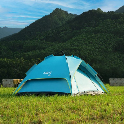 Çadër kampingu Nils Extreme NC7819 Shadow, 3 veta, vetëhapëse, blu
