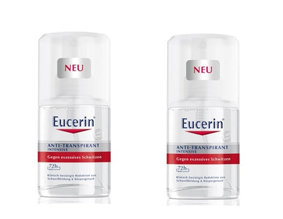 Spërkatës kundër djersitjes Eucerin 2 x 30 ml