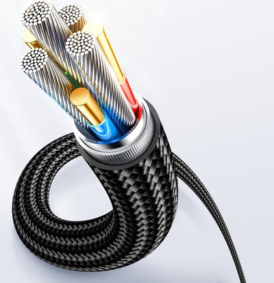 Kabllo USB Joyroom JYR646, USB C në USB C, 1.2 m, 100W, e zezë