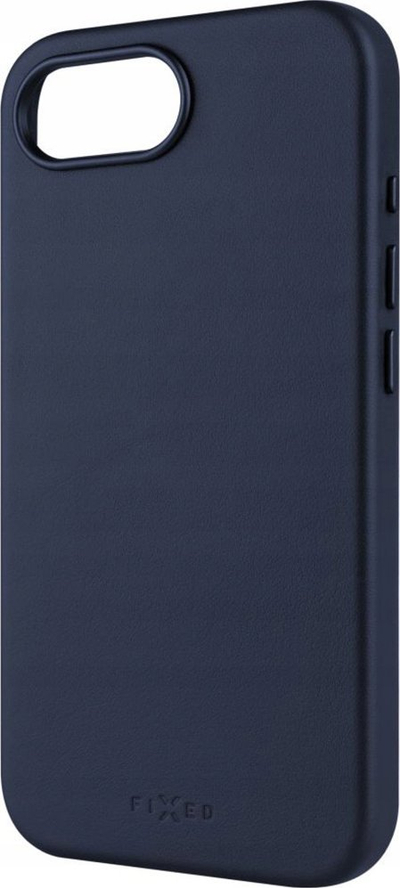 Футрола за телефон FIXED MagLeather за iPhone 16e 5G, MagSafe, сина