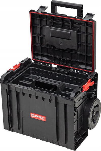 Сет кутии за алат Qbrick System Pro Set 6, 39L, со тркала, повеќебојна