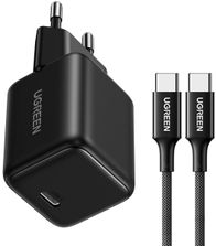 Karikues muri Ugreen X513, 30W GaN, USB C me kabllo 1m, i zi