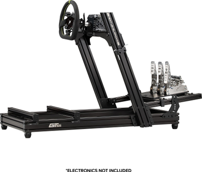 Komplet pllaka kokpiti Next Level Racing GT Elite Lite, për timon dhe pedale, material metalik, i zi