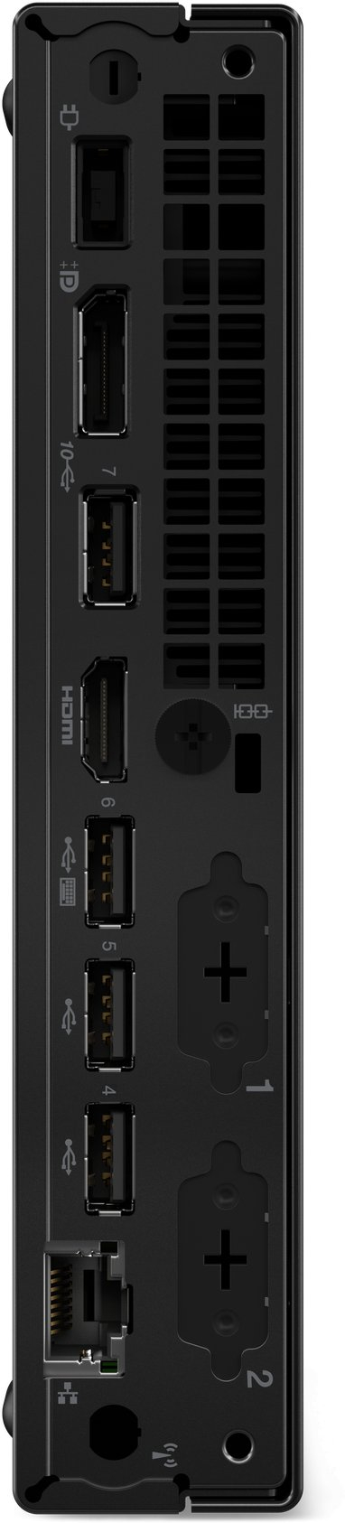 Десктоп компјутер Lenovo ThinkCentre M75q Gen 5 Tiny, Ryzen 5 Pro 8500GE, RAM 16GB SSD 512GB, црн