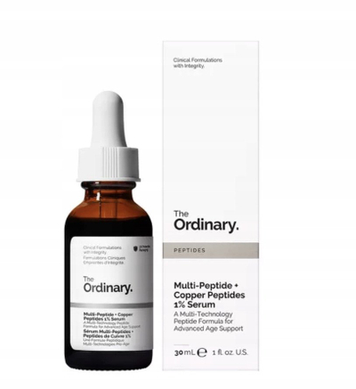 Serum për fytyrën The Ordinary Multi-Peptide + Copper Peptides 1%, 30 ml, për lëkurë të pjekur