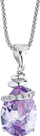 Qafore Preciosa Elegant Violet 5026 56, vjollcë/ argjendtë, krystal