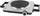 Plitë elektrike Clatronic EKP 3788, 1500W, 18cm, çelik inox argjendtë