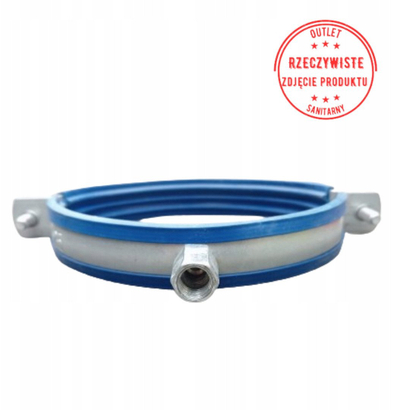 Klemë montuese NICZUK UWX, 125 mm, çelik i galvanizuar, shtresë PVC