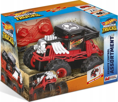 Игралишна кола со далечински управувач Hot Wheels Mini Monster Truck G041810, 2.4 GHz, размер 1:43, шарено