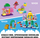 Lodër LEGO Duplo Disney Ariel Magical Underwater Palace 10435, set për me ndërtu, figura personazhesh, shumëngjyrëshe