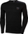 Bluzë termike Helly Hansen Workwear Lifa Merino Crew Neck, me mëngë t’gjata, për burra, e zezë