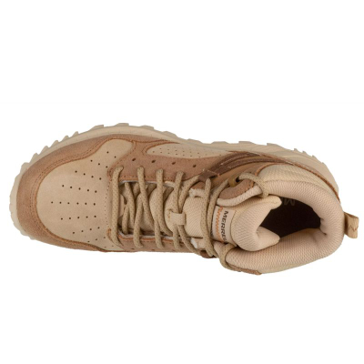 Женски outdoor чизми Merrell Wildwood Mid Leather WP W, кожа, гумен ѓон, беж