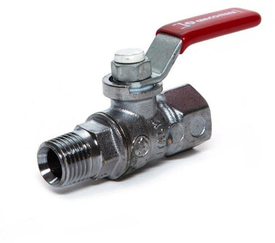 Valvul uji Giacomini R254DL, 1/4", lidhje MF, dorezë L