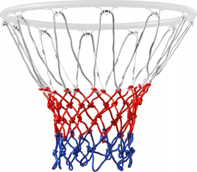 Rrjetë basketbolli Enero Net For Rim Basket, 12 mbajtëse, plastike, shumëngjyrëshe