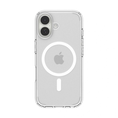 Kapak telefoni Spigen Ultra Hybrid MagSafe për iPhone 17, transparent, i bardhë