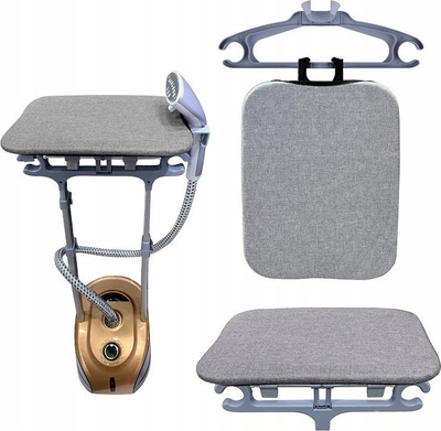 Steamer vertikal për rroba Camry CR, 2500W, depozitë 2.3L, ari me gri