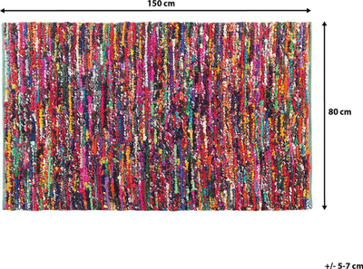 Tapet Beliani BAFRA, 80x150 cm, stil boho, me plot ngjyra