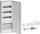 Panel shpërndarës Hager Polo VA603NWH, 36 module, 5 rreshta, i bardhë