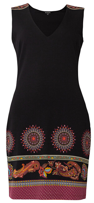 Fustan Desigual 19WWVKA2 2000, i zi XXL