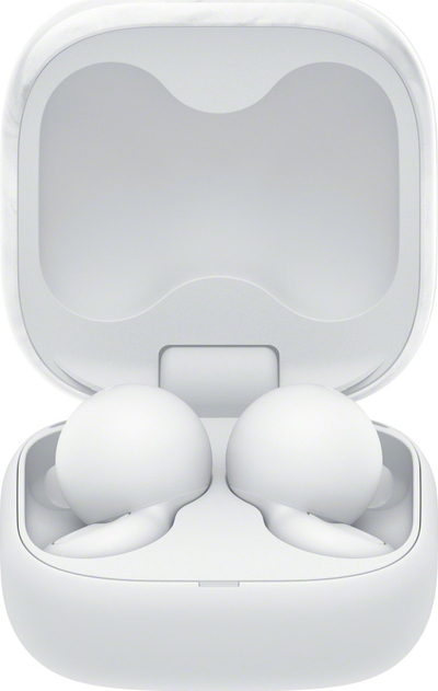Kufje Sony LinkBuds Open WFL910W, pa tela Bluetooth, me kuti karikimi, të bardha