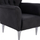 Kolltuk chesterfield PU 87×88×100 cm (HM9217.01), zezë