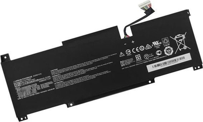 Bateri laptopi CoreParts MBXMSI-BA0020, 51.3Wh 4500mAh, Li‑Polymer, e zezë