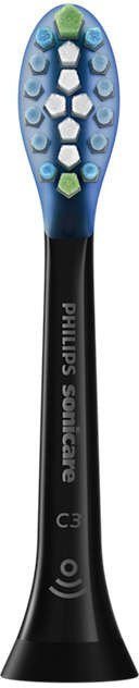 Комплет глави за четки за заби Philips Sonicare HX9045/88 C3 Premium Plaque Defence, 5 парчиња, црни