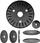 Disk gërryes Tarpol Rasp Cutter T-46, 120mm, vrimë 6mm, i zi