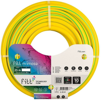 Zorrë ujitje MIMOSA Yellow Flexible Hose 71300 16625, 25 m, 1/2", e verdhë