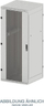 Kabinë rrjeti Triton 19" 32U, 600x800, me derë xhami, gri
