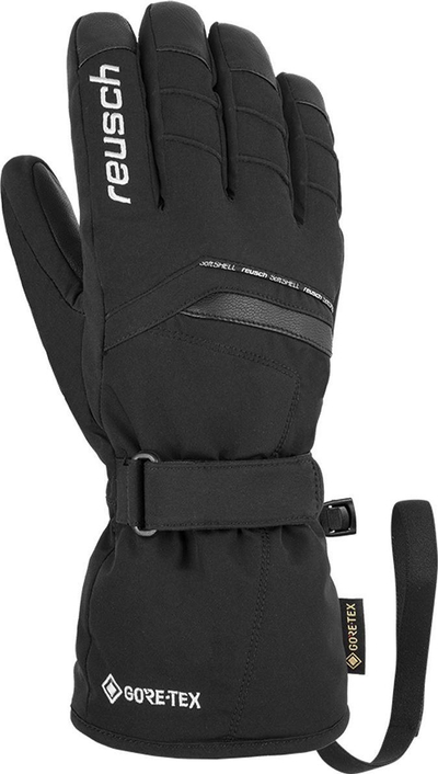 Doreza skish Reusch Manni GTX, GORE‑TEX, që s’i hyn uji, të zeza
