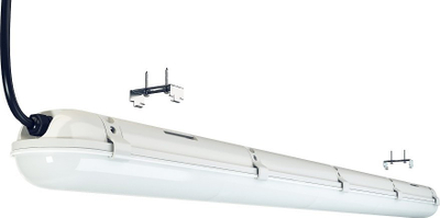 Panel drite LED Lange Light, 58W, 1200mm, gri