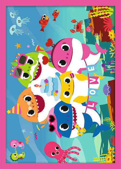 Puzzle Trefl Baby Shark, set 4 në 1, 12 15 20 24 copë, shumëngjyrësh
