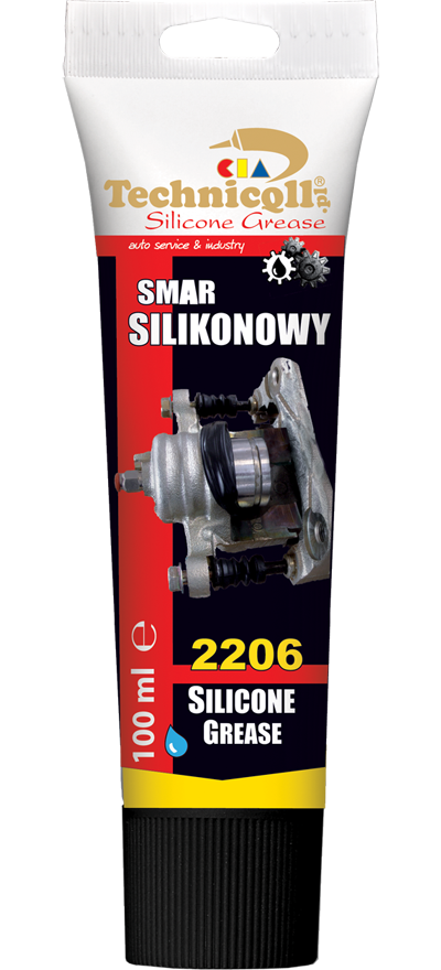 Yndyrë silikoni Technicqll 2206, PTFE 55%, 100ml, e bardhë