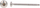 Vidë druri DDW6x60E A2, çelik inox, 6x60 mm, ngjyrë argjendi